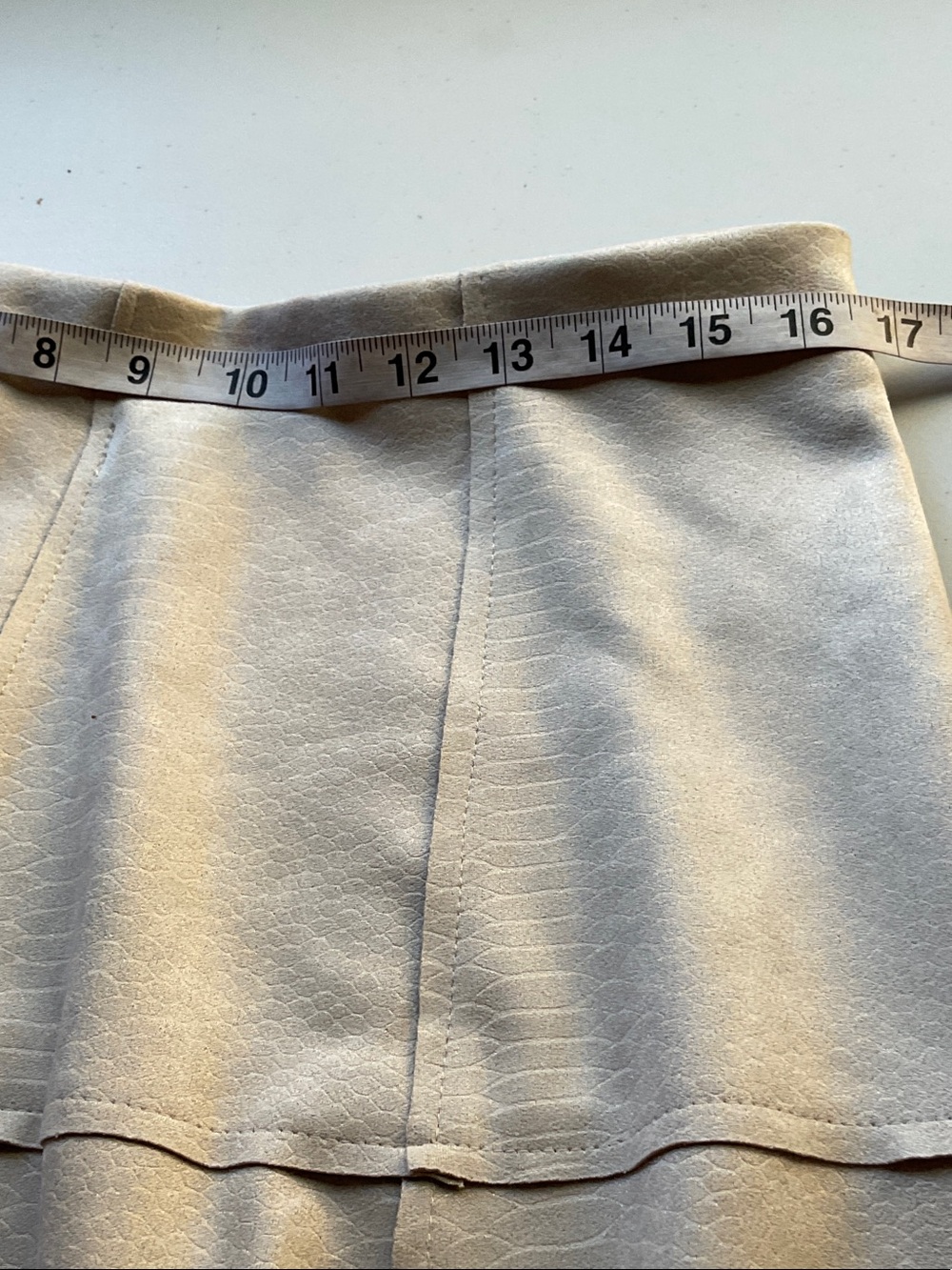one 5 one Beige A-Line Midi Skirt - Picture 6 of 9